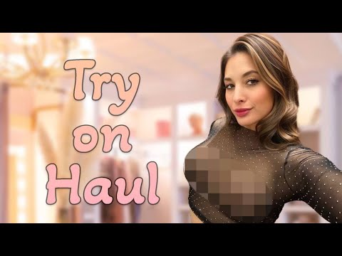 See-through Clothes Try on Haul 2024 | Transparent Summer Clothing Fashion