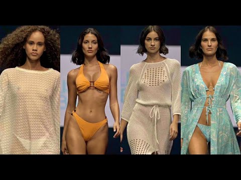 MELISSA ODABASH SWIMWEAR BEACHWEAR SS24 Gran Canaria Swim Fashion Week in 4K