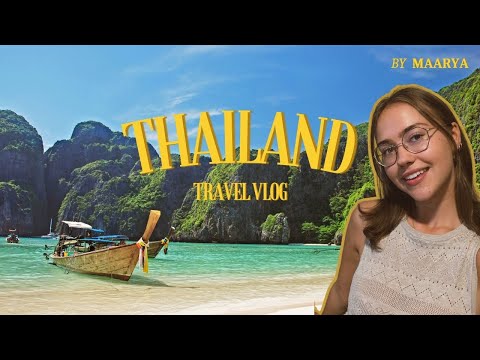 Boat tour of the Phi Phi islands in Thailand #maarya #vlog