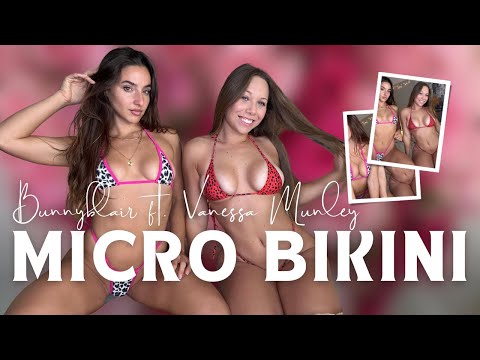 Bunny Blair | Micro Bikinis w/ ​⁠@fitnessababy | Try On Haul, Flexible, Vanessa Munley, Thongs