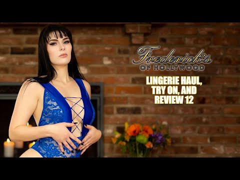 Fredericks of Hollywood Clothing Haul, Try On, and Review 12