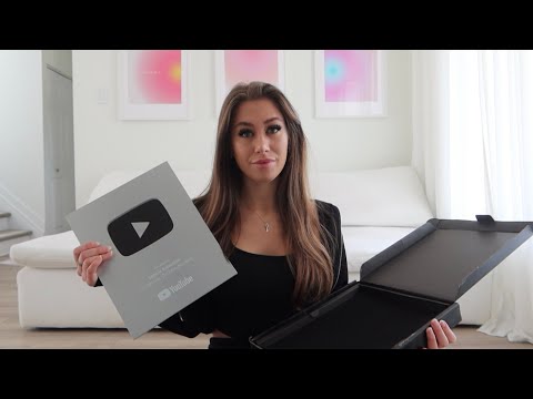 100k silver award unboxing!